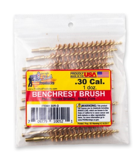 PROSHOT .30 CAL. BRUSH - 12 QTY. BULK PACK 30R-D - Win Repeating Arms Promotion